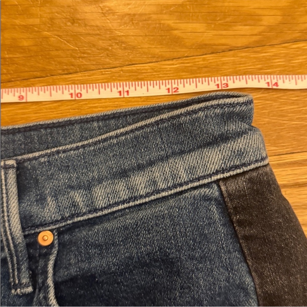 NWOT MOTHER LIL HALF PIPE FLOOD JEANS - Picture 8 of 9